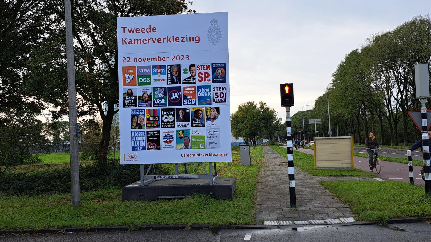 verkiezingsposters Tweede Kamer 2023