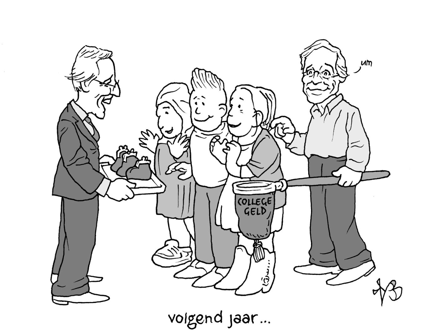 cartoon dijkgraaf /  Niels Bongers