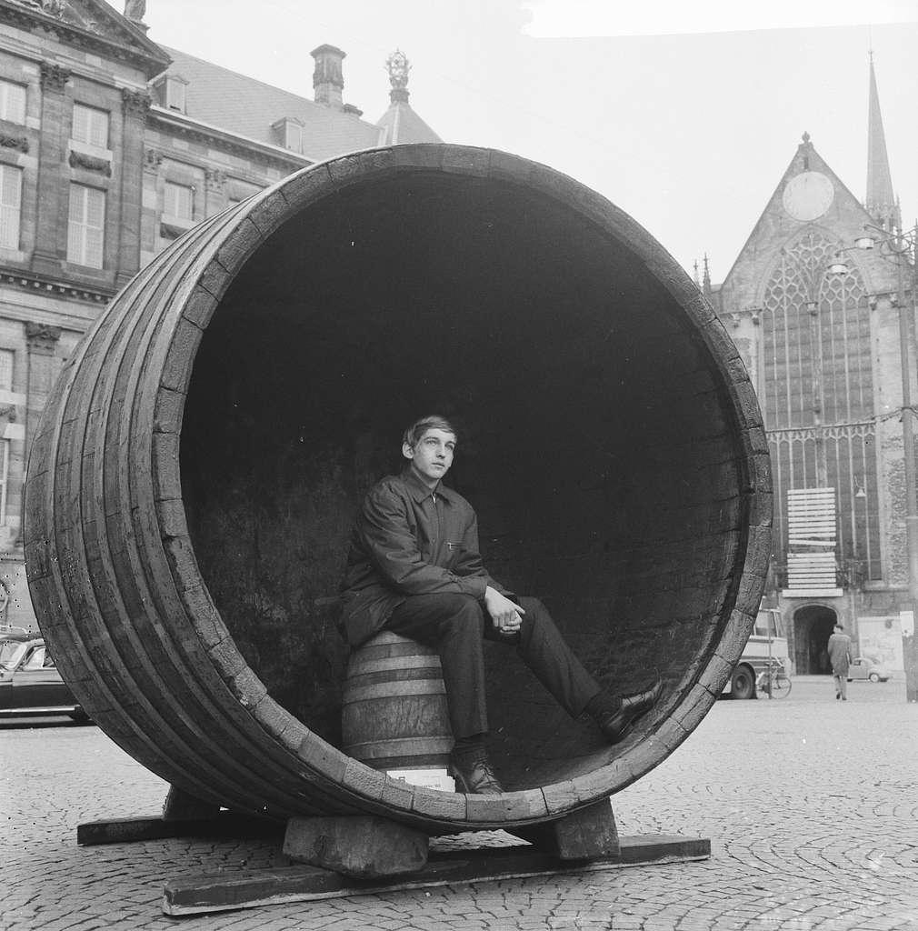 Protest tegen woningnood 1965