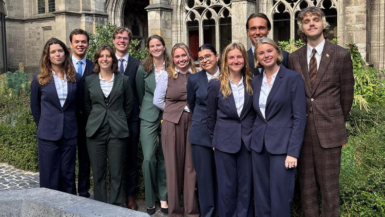 Studentleden U-raad 2025-2026. Eigen foto