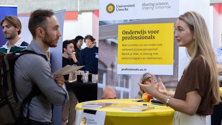 Carrieremarkt Universiteit Utrecht 2025. Foto: Tara van den Broek