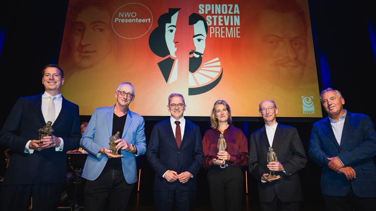 Spinoza- en Stevinuitreiking. Foto: NWO