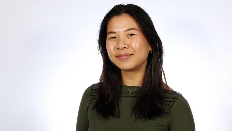 The student Yeline Hoogmans, who created the ASAP app