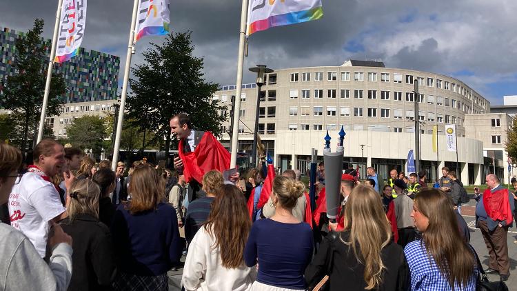 Demonstratie anti abortus Civitas Christiana Foto: DUB