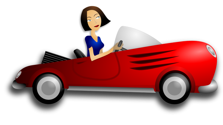 Automobilist, illustratie Pixabay