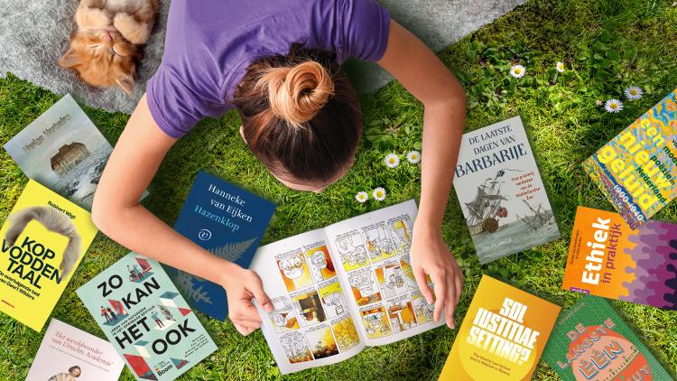 Boeken zomer 2025 Foto's Shutterstock, 123 rf, bewerking: DUB