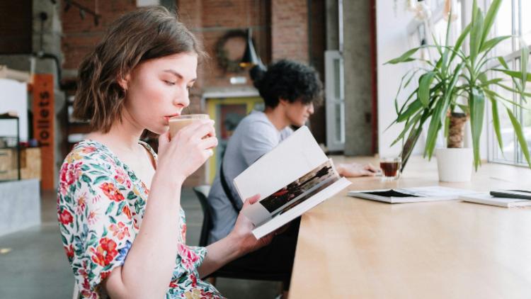 Woman reading