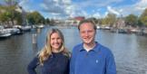 Sophie and Theo, the developers of the Momo app.