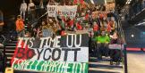 Sit-in UB Uithof. Foto: DUB