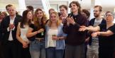 Verkiezingsuitslag Universiteitsraad. Foto: DUB