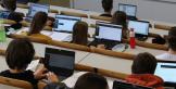 Eerste studiejaar: hoorcollege Foto: DUB