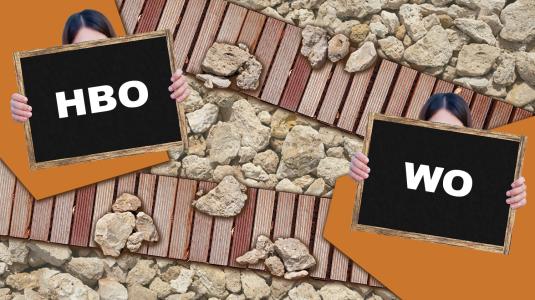 HBO of WO. Foto's 123rf, illustratie DUB