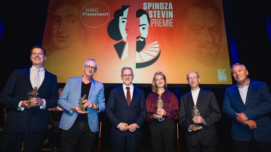 Spinoza- en Stevinuitreiking. Foto: NWO
