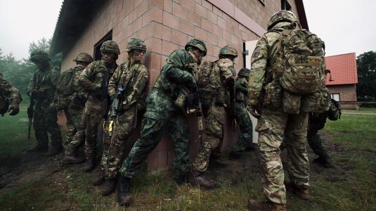 Training op de Veluwe Foto: DefensityCollege