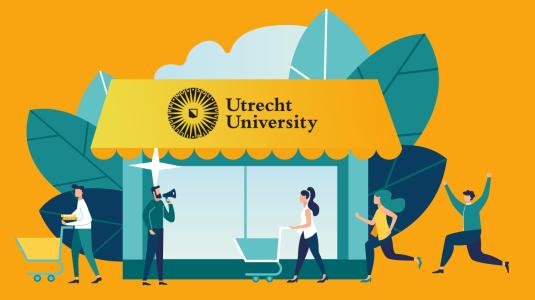 UU supermarkt. Illustratie Shutterstock, bewerking DUB