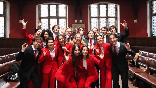 Utrecht University Model United Nations (Uumun) at OxIMUN. Photo: Uumun