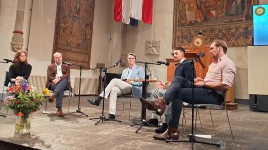 Het Rebo-verkiezingsdebat tijdens de vorige Tweede Kamerverkiezingen in 2023. Foto: DUB