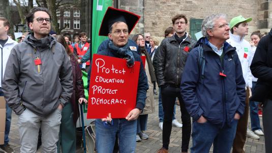 protest domplein foto DUB
