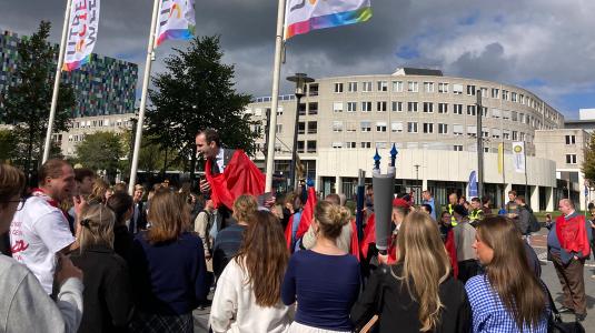 Demonstratie anti abortus Civitas Christiana Foto: DUB
