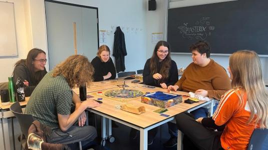 Studievereniging Keltisch speelt bordspel