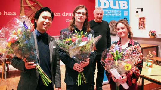 Winnaar Campuscolumnist 2025 Tara Neary Foto: DUB